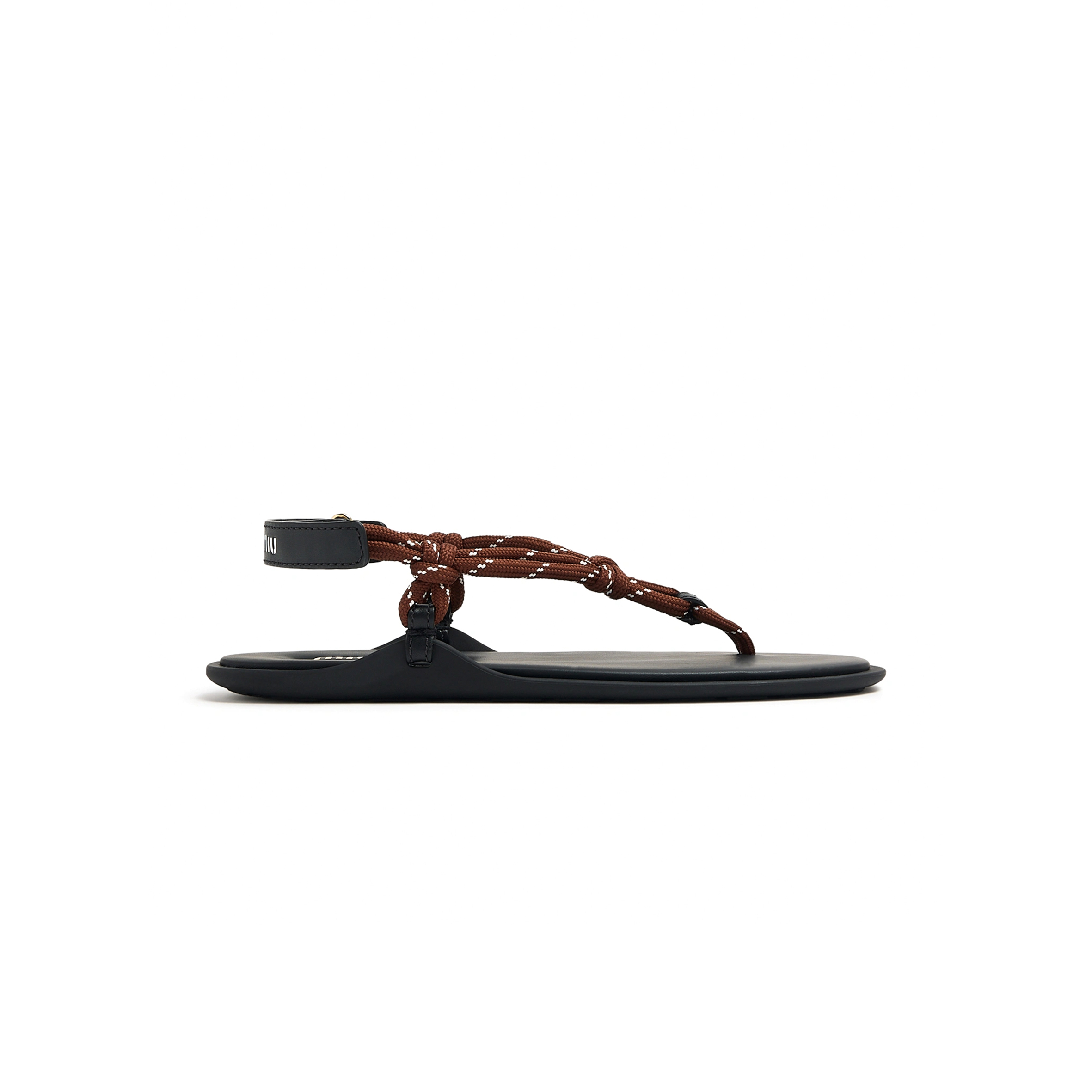 M1v M1v riviere cord and leather sandals 5y184e